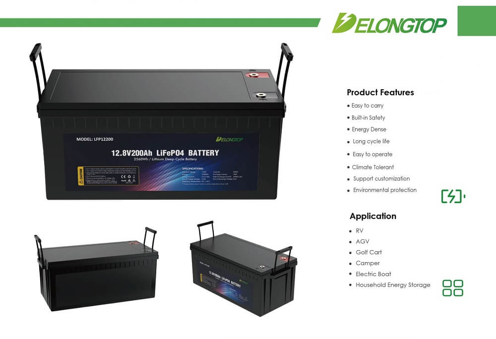 Produktbild von FEENCE 12V 300Ah Bluetooth LiFePO4 Batterie, 200A BMS Bluetooth Lithium Batterie 12v 300ah, Bis Zu 15000 Zyklen, Max.3840Wh Energie Mit Low Temp Cut Off, Perfekt Für RV, Solar, Trolling Motor
