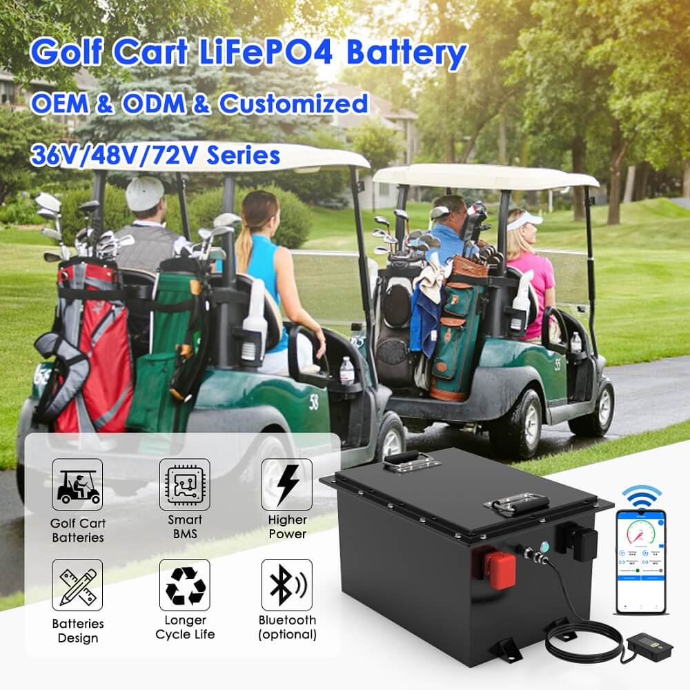 product-1-1 36V 48V 72V Golf Cart Lifepo4 Battery Customized