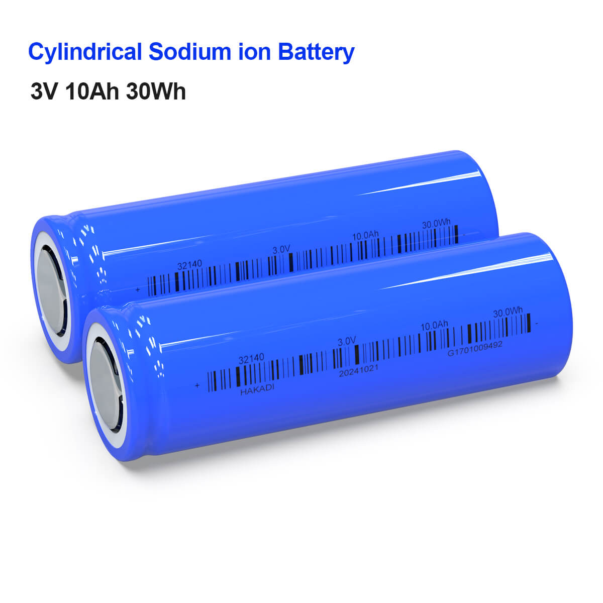 3V 10Ah 32140 Cylindrical Sodium Ion Battery