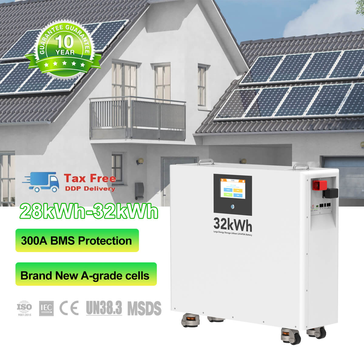 32kwh lifepo4 battery