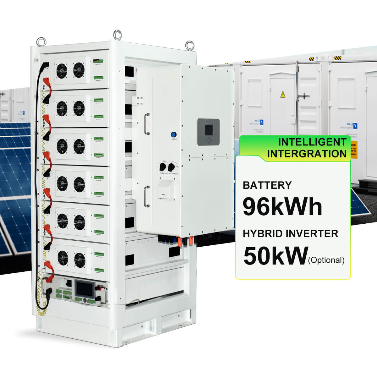 96kwh 172kwh Battery With Inverter