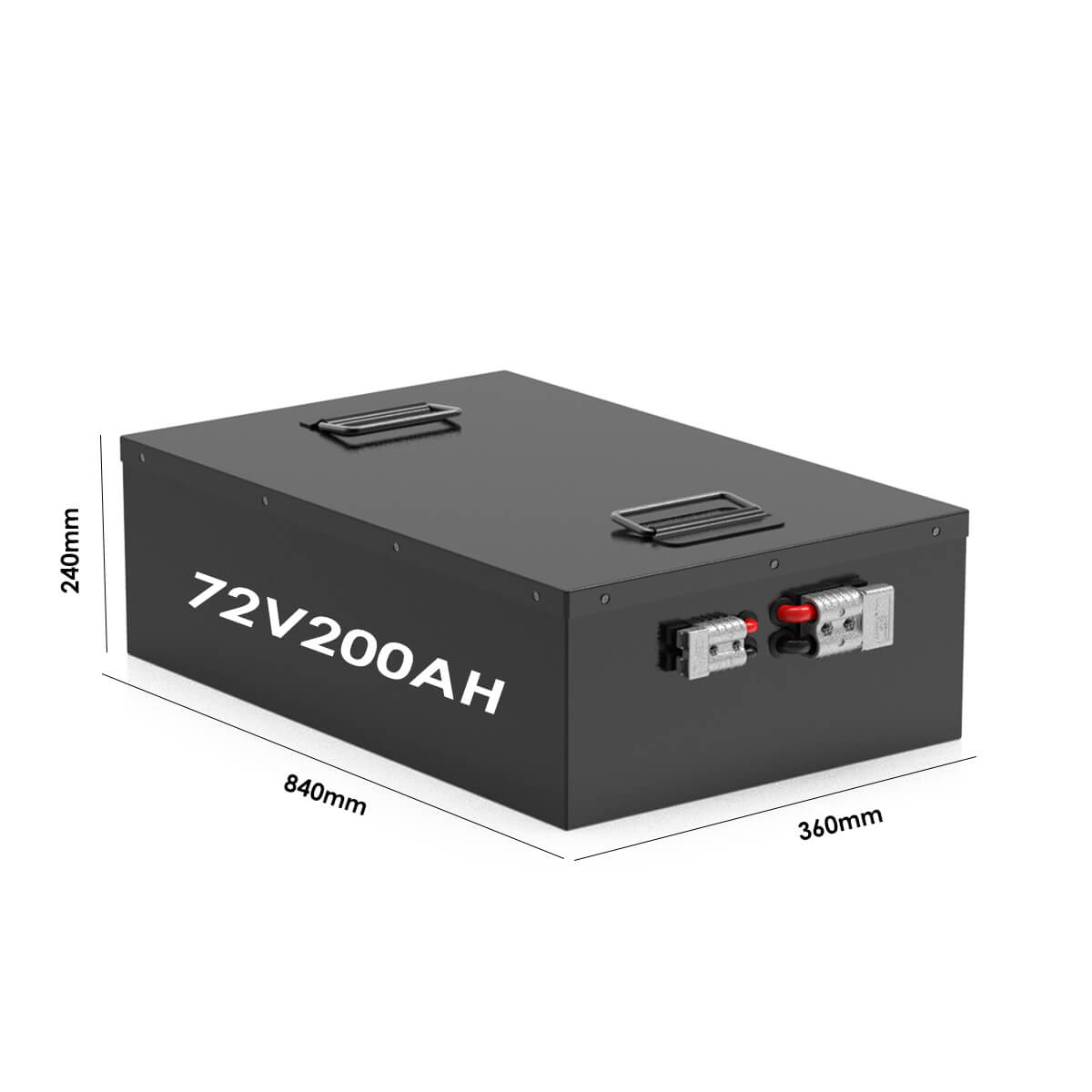 72V 200Ah Lithium Battery Size