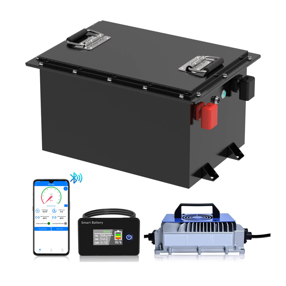 Kit batterie lithium pour voiturette de golf